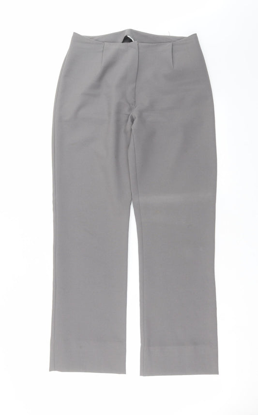 Preworn Womens Grey   Trousers  Size 12 L28 in