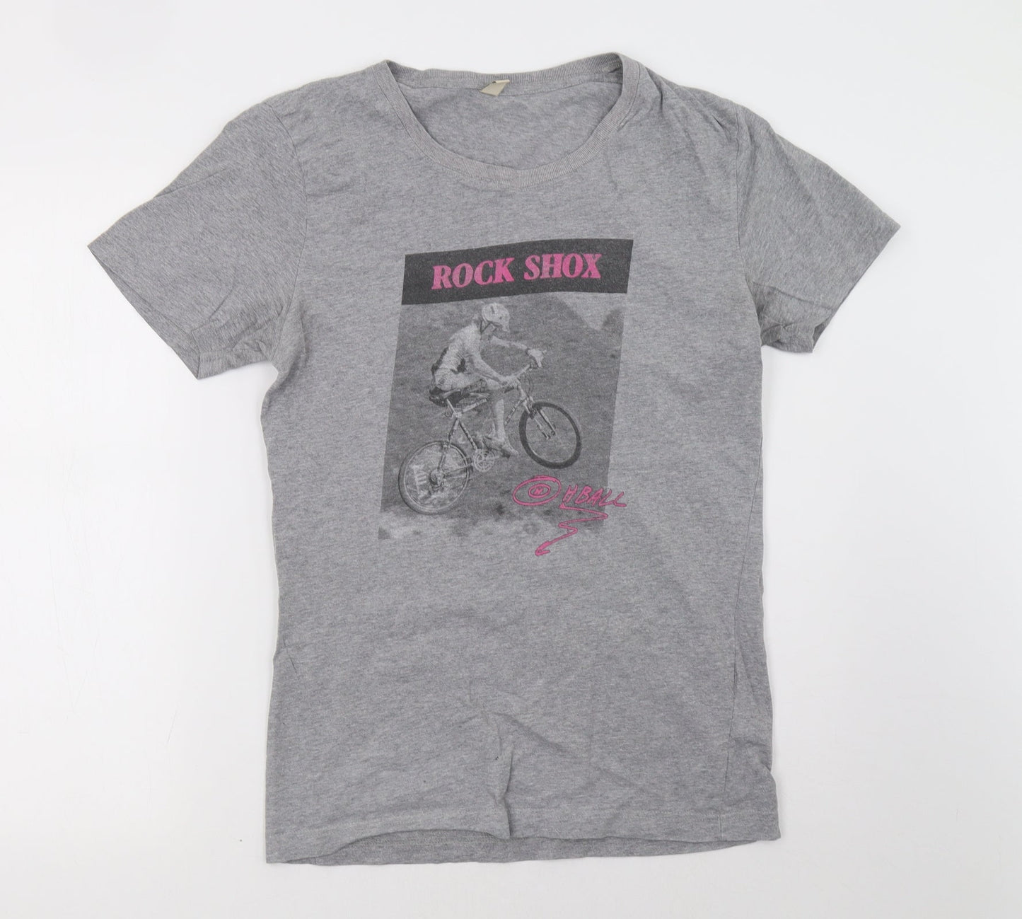 earth positive Womens Grey   Basic T-Shirt Size M