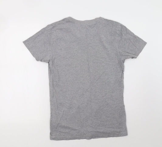 earth positive Womens Grey   Basic T-Shirt Size M