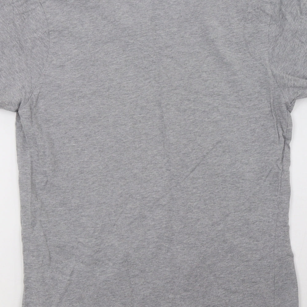 earth positive Womens Grey   Basic T-Shirt Size M