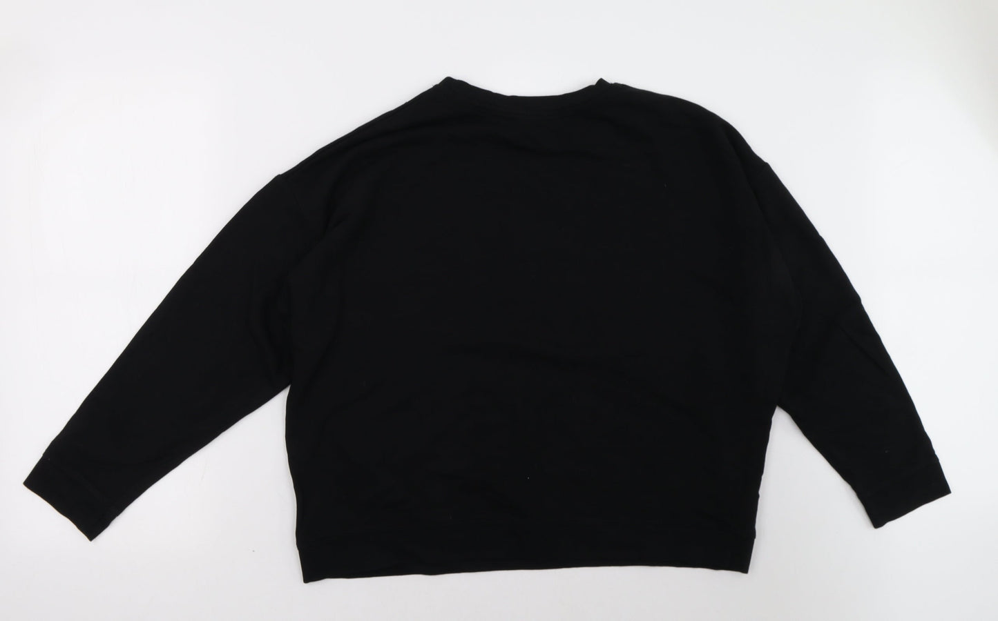 New Look Womens Black   Pullover Sweatshirt Size L