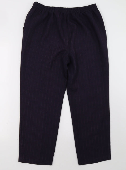 Marks and Spencer Womens Purple   Trousers  Size 16 L28 in