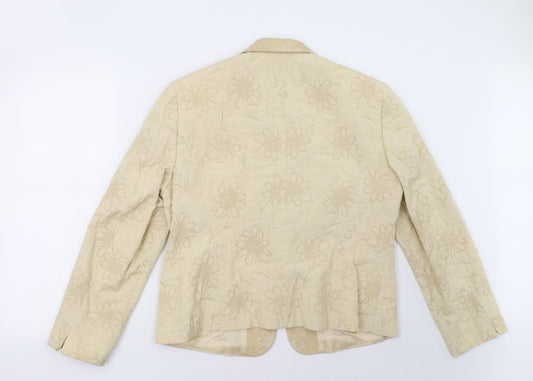 Gerry Weber Womens Beige   Jacket Blazer Size 16