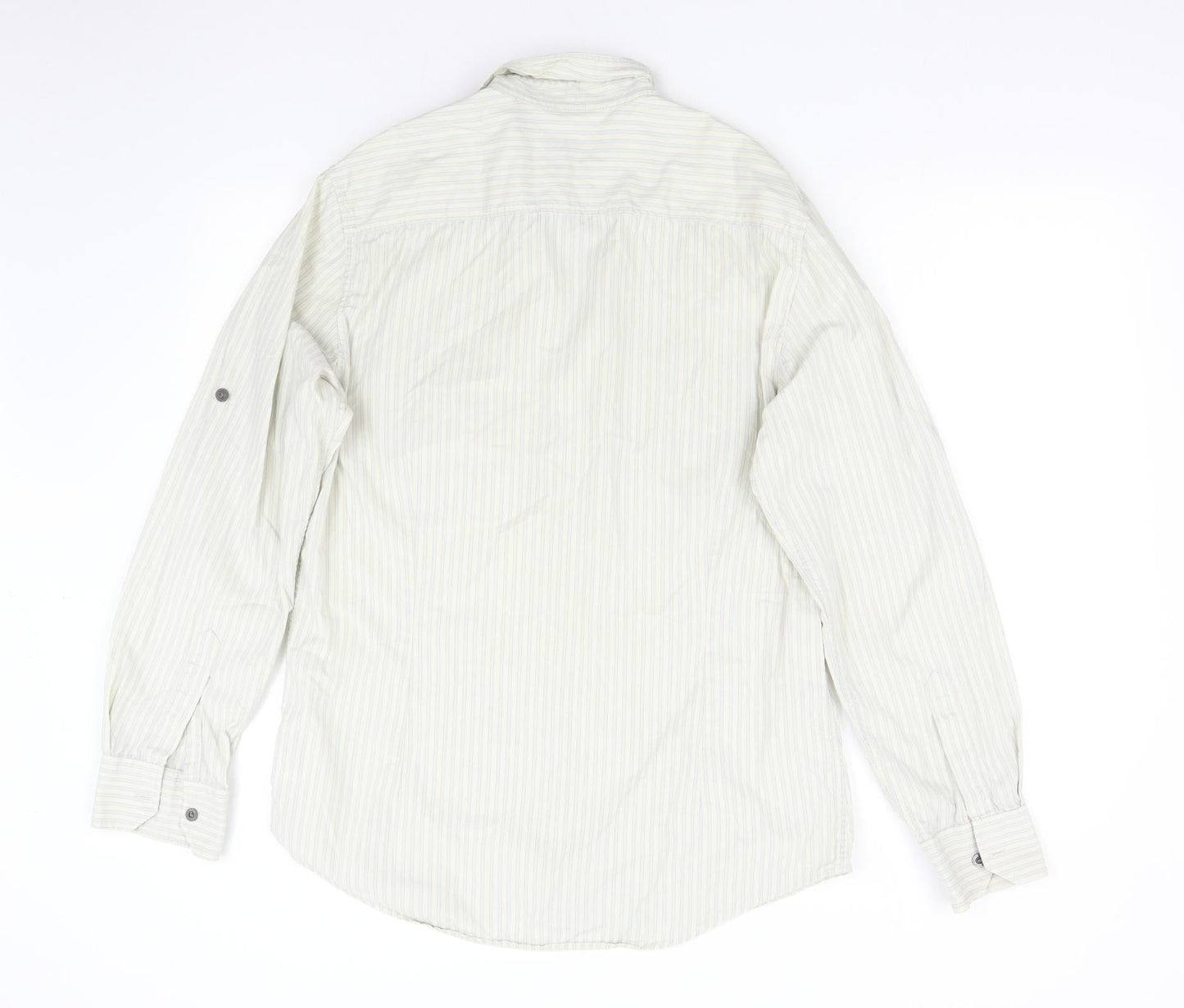 NEXT Mens Multicoloured Striped   Button-Up Size M
