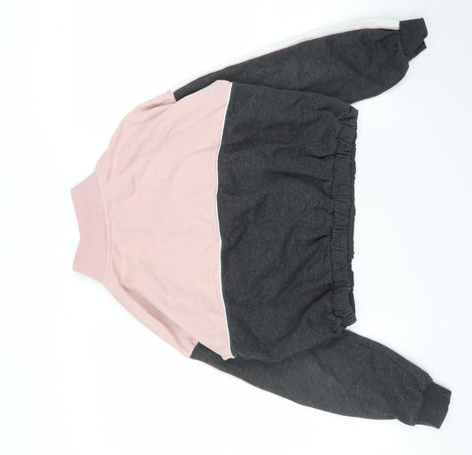 H&M Girls Pink   Pullover Jumper Size 12 Years