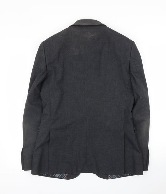 Burton Mens Grey   Jacket Suit Jacket Size 38