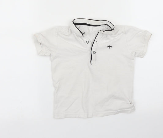 Matalan Boys White   Basic Polo Size 3 Years
