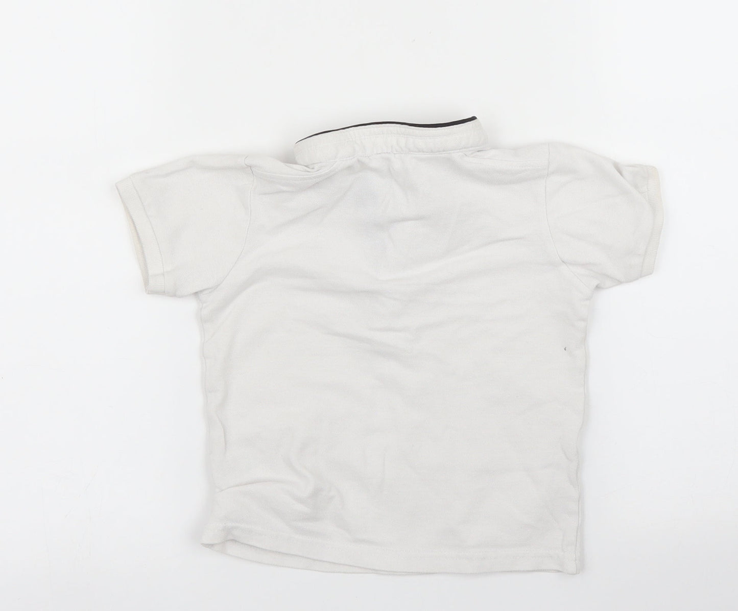 Matalan Boys White   Basic Polo Size 3 Years