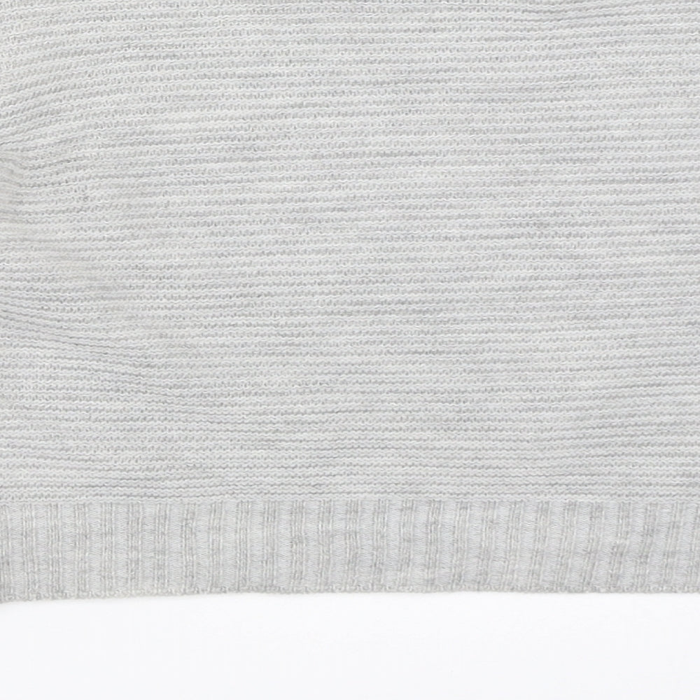 PRETTYLITTLETHING Womens Grey   Pullover Jumper Size 16