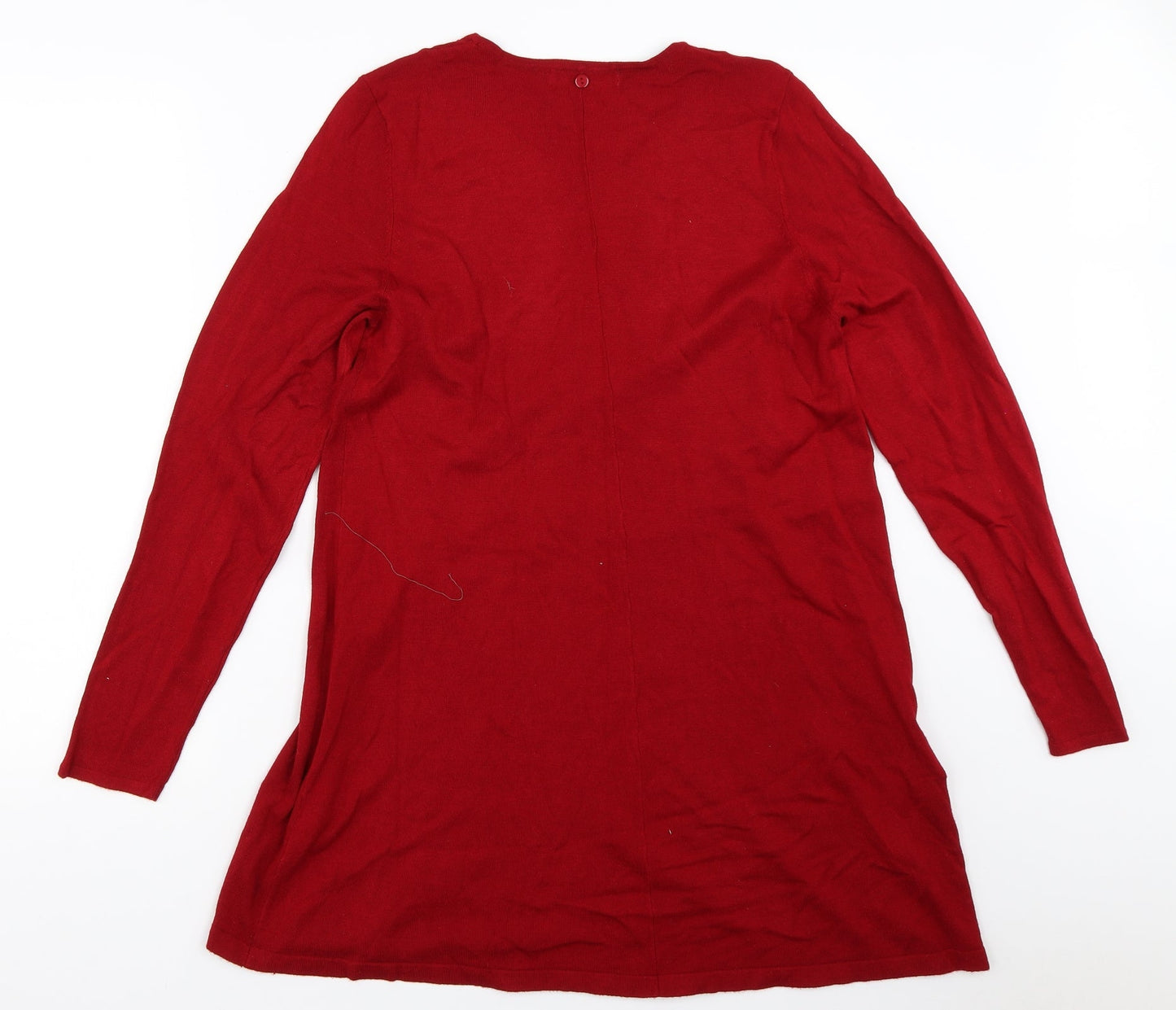 Bonmarché Womens Red   Pullover Jumper Size S