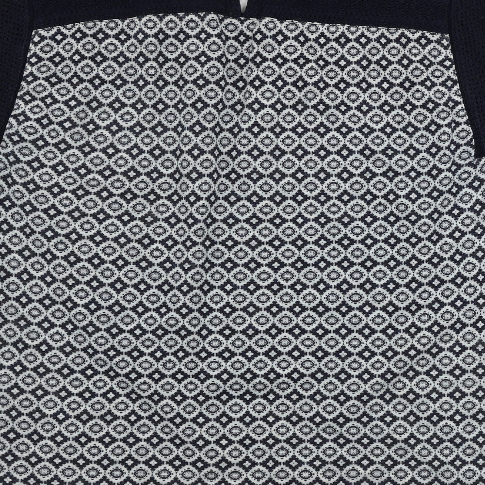 Marks and Spencer  Womens Grey Geometric  Basic Tank Size 10