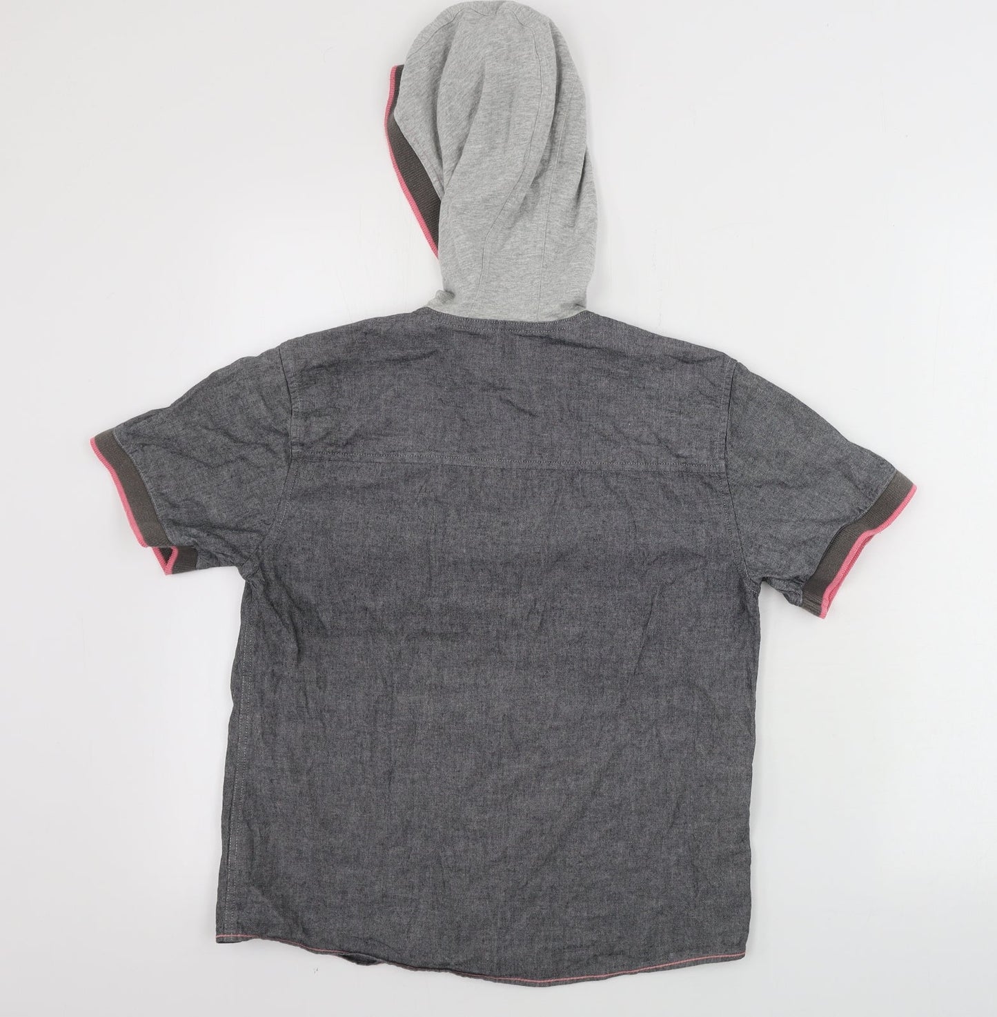 Marks and Spencer  Girls Grey   Basic Button-Up Size 11 Years