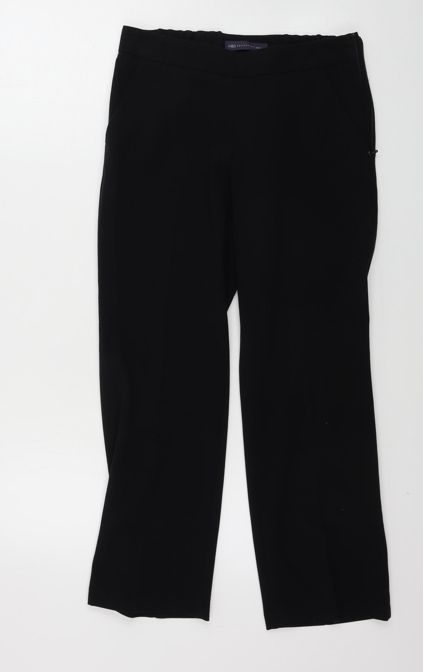 Marks and Spencer  Womens Black   Trousers  Size 6 L26 in
