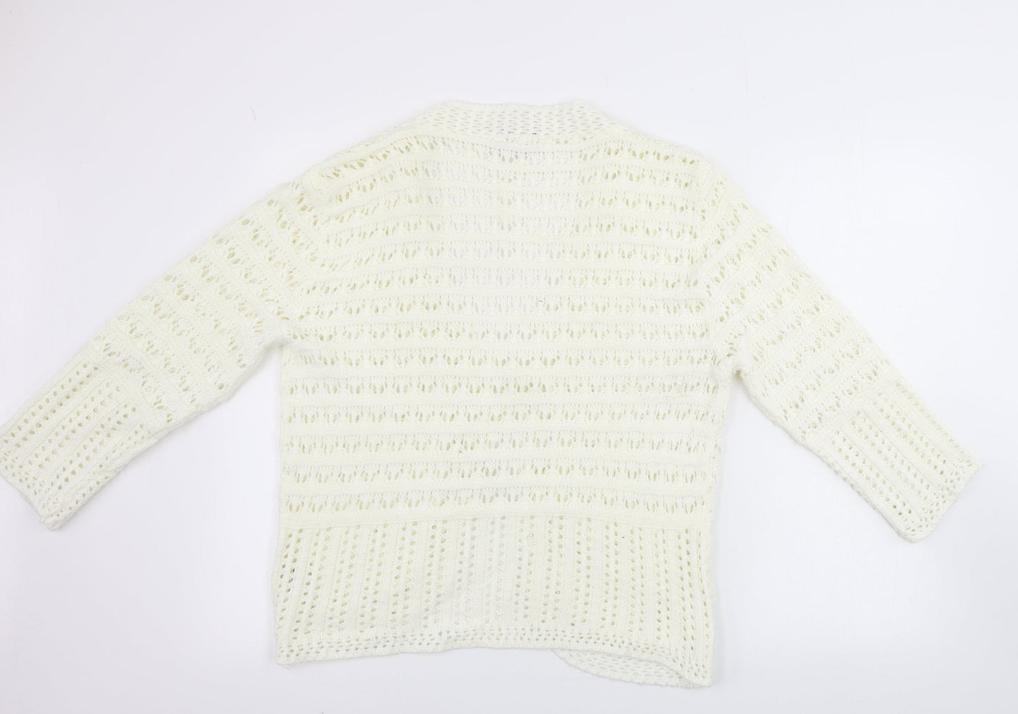 glimpse design  Womens Ivory   Cardigan Jumper Size L