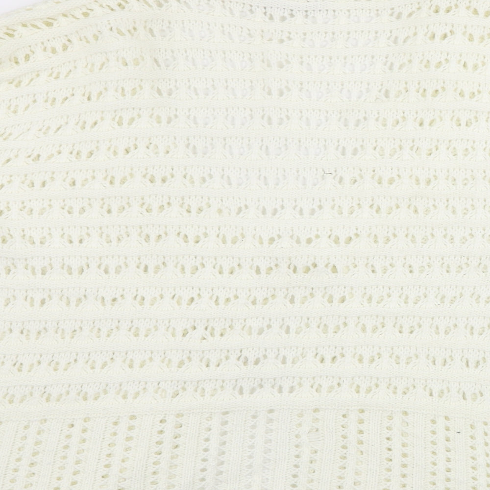 glimpse design  Womens Ivory   Cardigan Jumper Size L