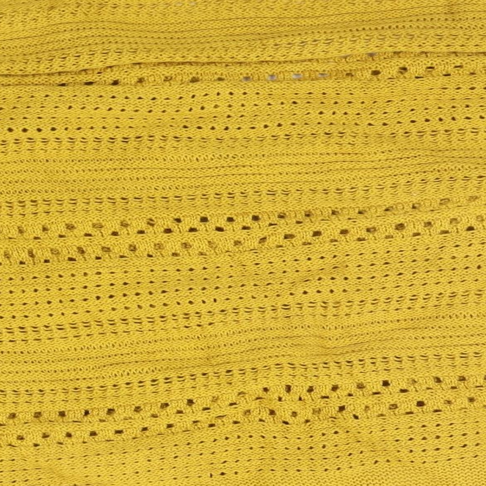 Papaya Womens Yellow   Pullover Jumper Size M