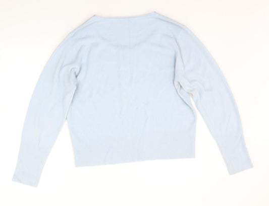 Per Una Womens Blue   Pullover Jumper Size 18