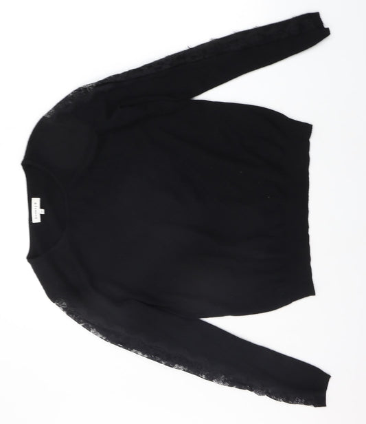 Society 8 Womens Black   Pullover Jumper Size 14