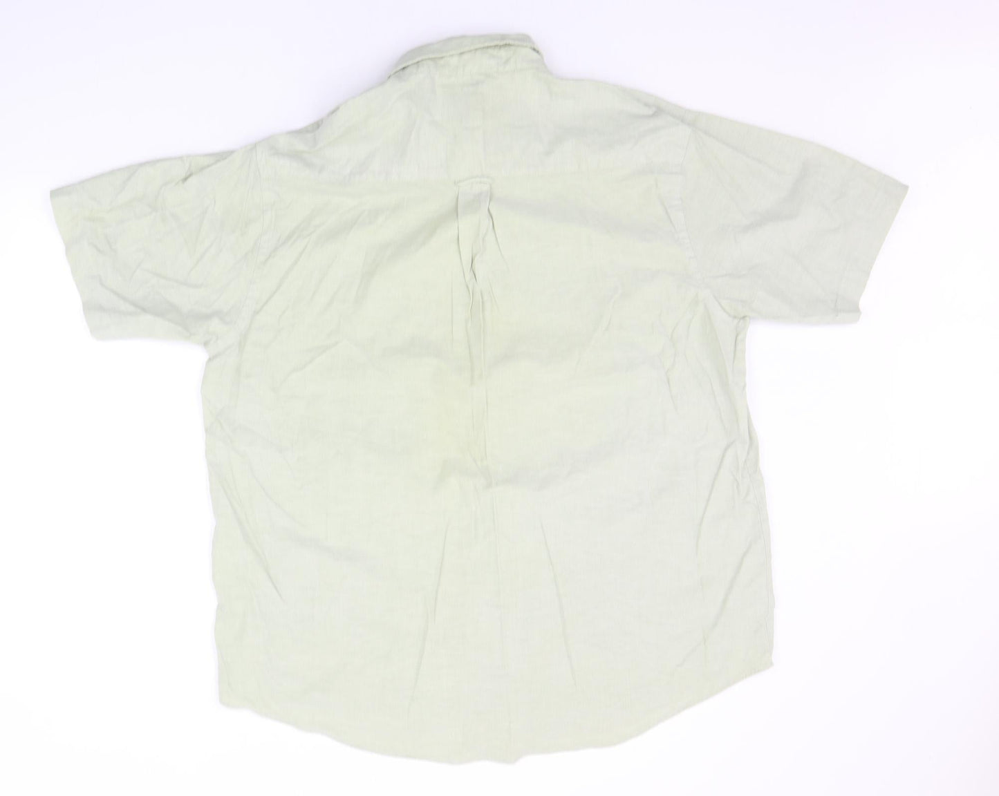 EA Menswear Mens Green    Button-Up Size XL