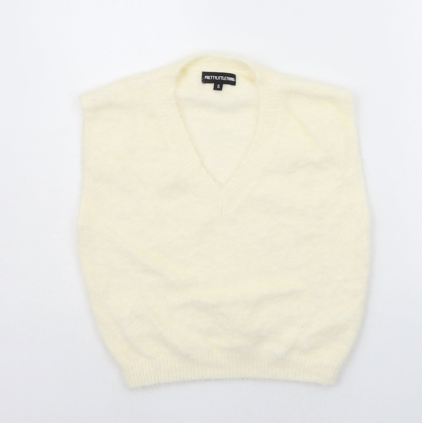 PRETTYLITTLETHING Womens Beige   Pullover Jumper Size S
