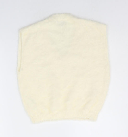 PRETTYLITTLETHING Womens Beige   Pullover Jumper Size S