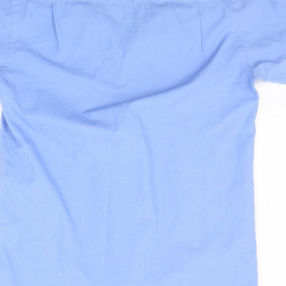 Cedar Wood State Mens Blue    Button-Up Size 15