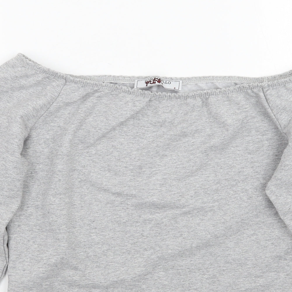 Portabello pink Womens Grey   Pullover Jumper Size 8