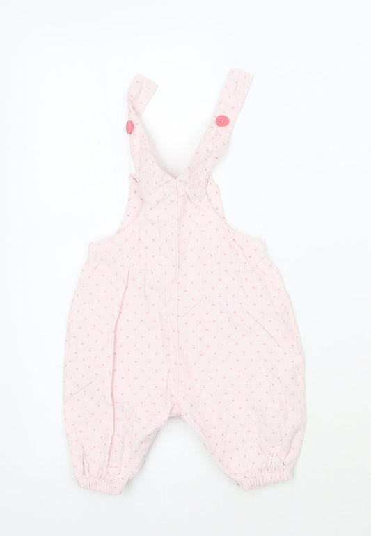 NEXT Girls Pink Geometric  Babygrow One-Piece Size 0-3 Months