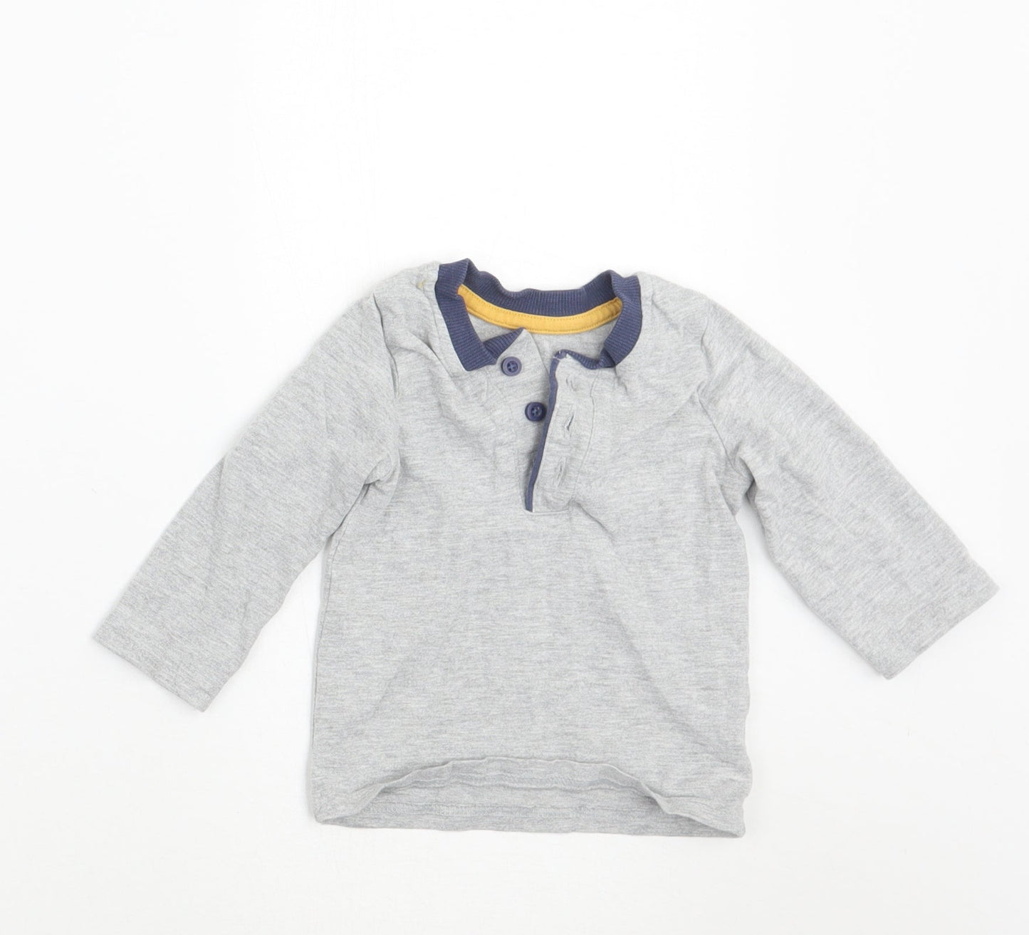 George Boys Grey   Basic T-Shirt Size 6-9 Months