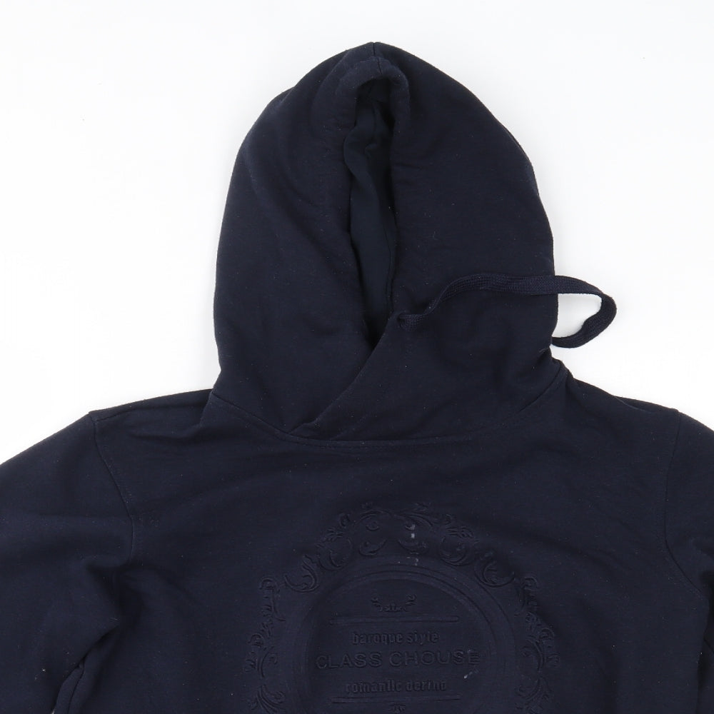 aspirant Mens Blue   Pullover Hoodie Size M