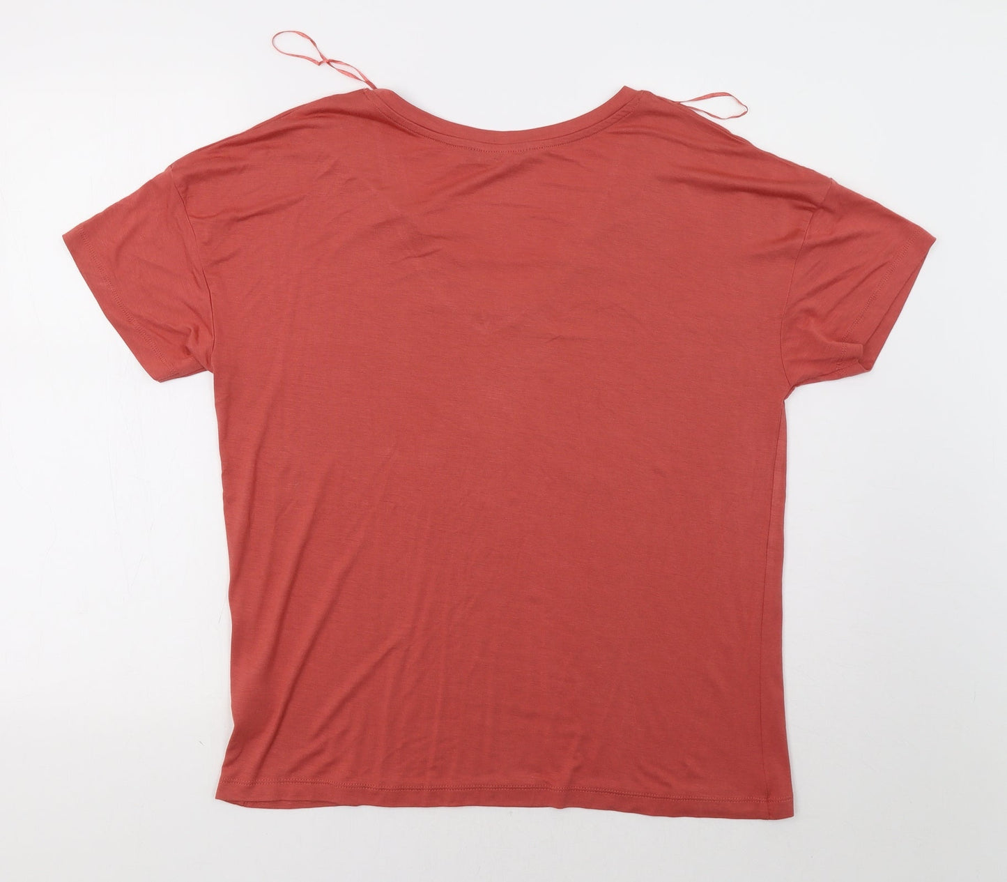 Peacocs Womens Pink   Basic T-Shirt Size 12