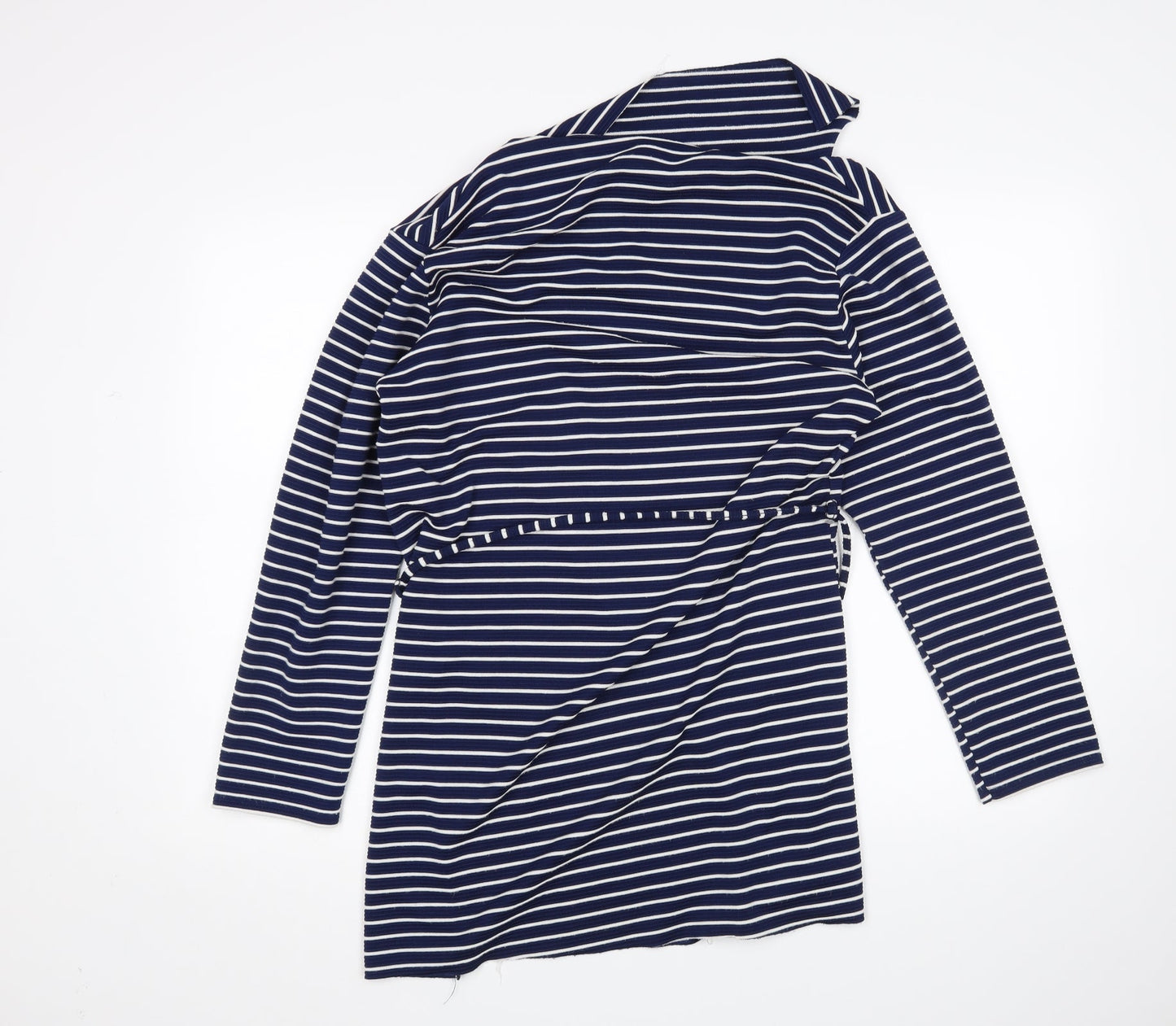 Voulez-Vous Womens Multicoloured Striped  Wrap Jumper Size XL