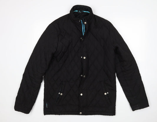 Propeller Womens Black   Quilted Coat Size M