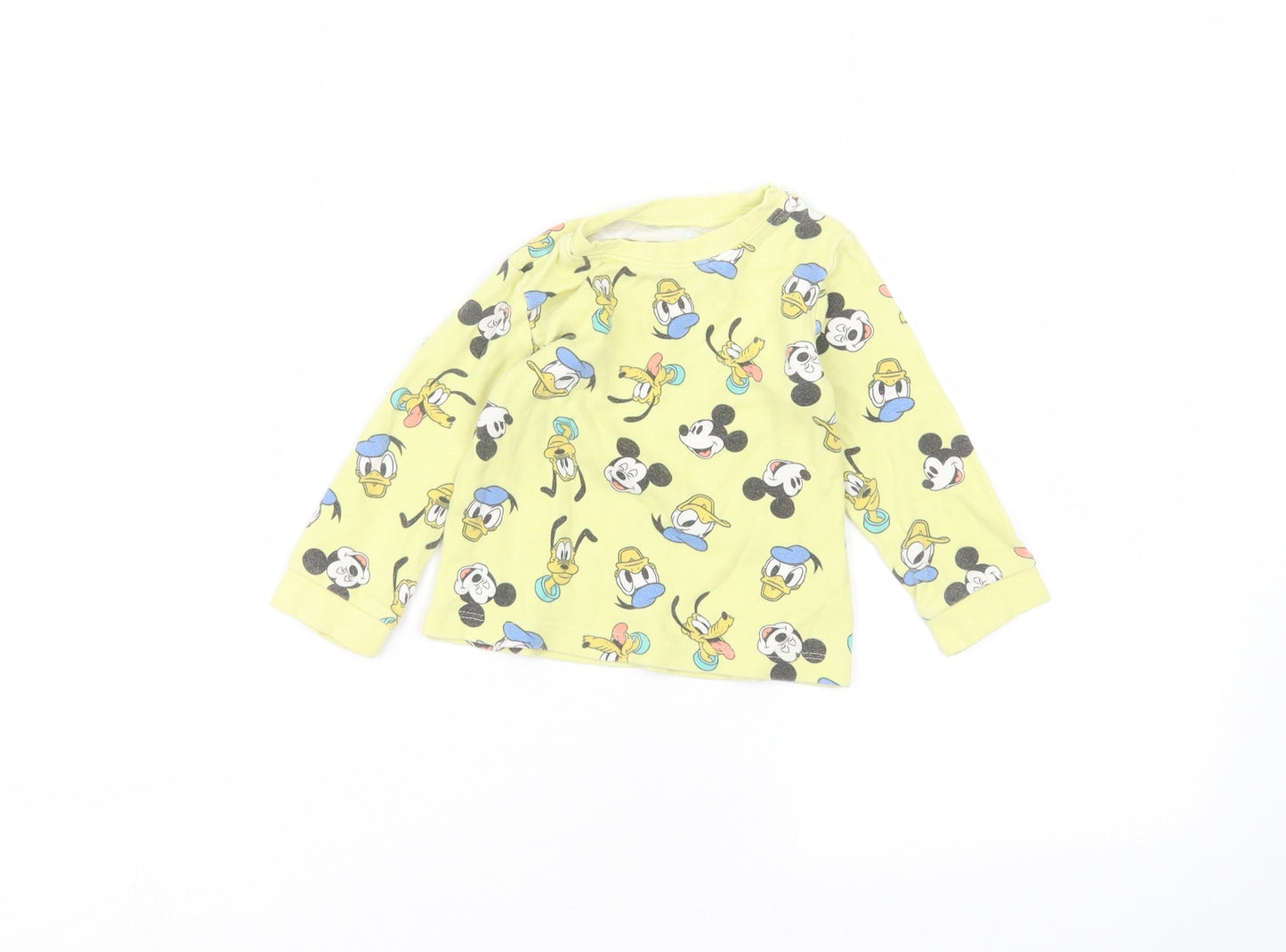 George Baby Yellow   Basic T-Shirt Size 12 Months