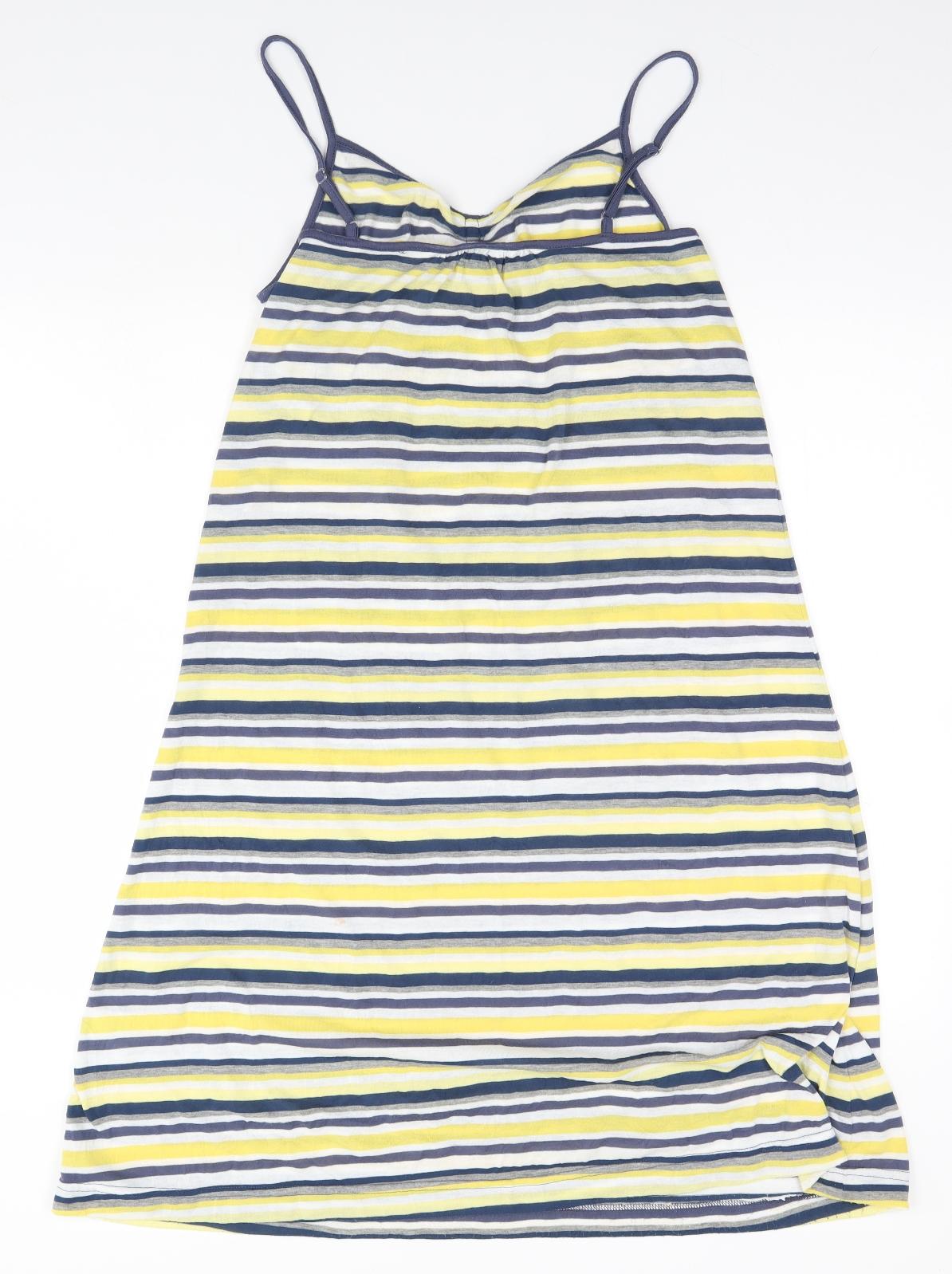 Preworn Womens Multicoloured Striped  A-Line  Size 12