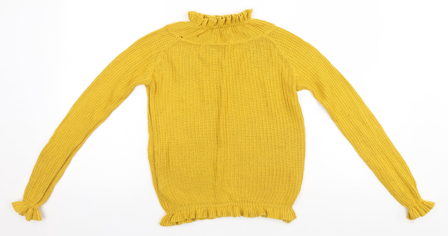 Cameo Womens Orange   Pullover Jumper Size L