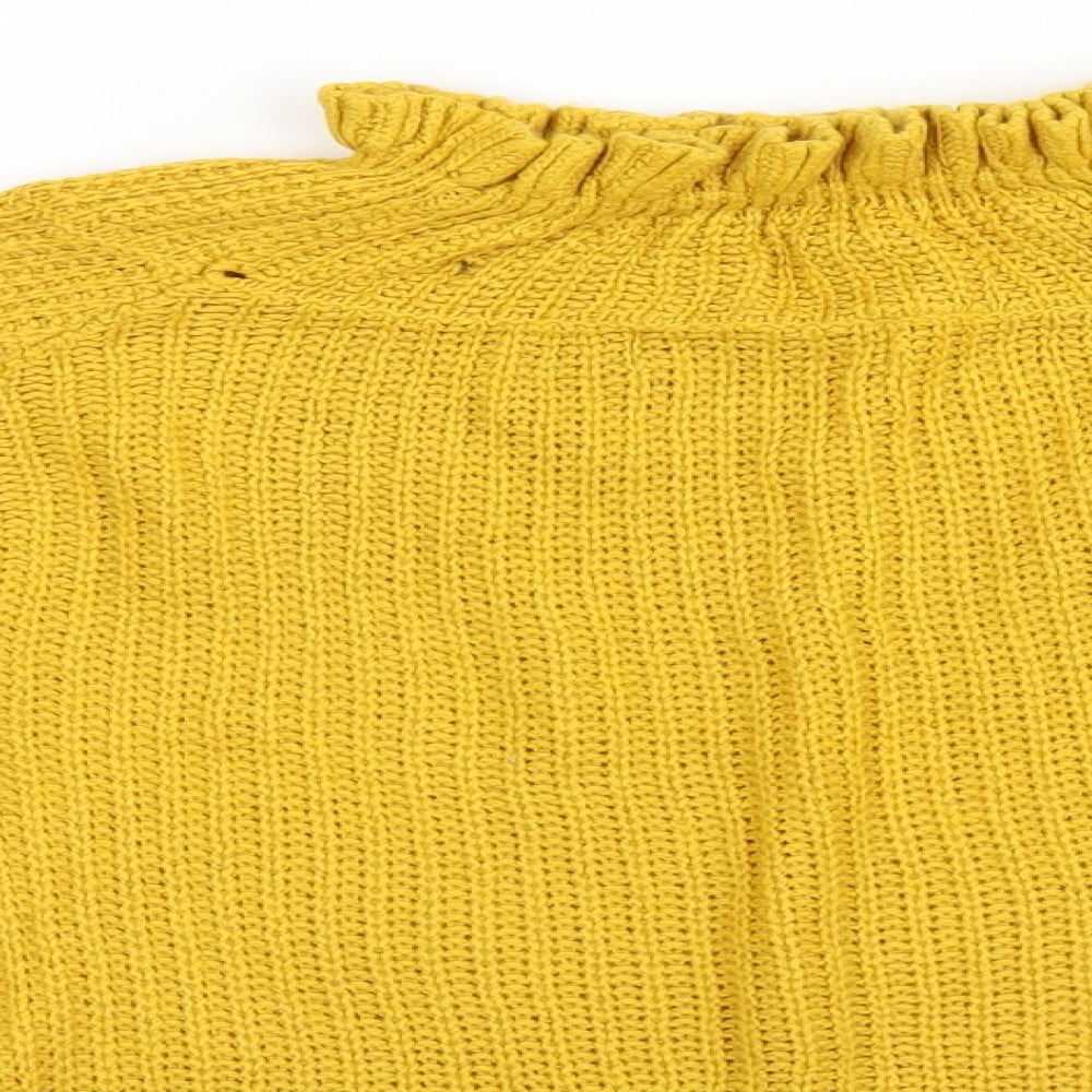 Cameo Womens Orange   Pullover Jumper Size L