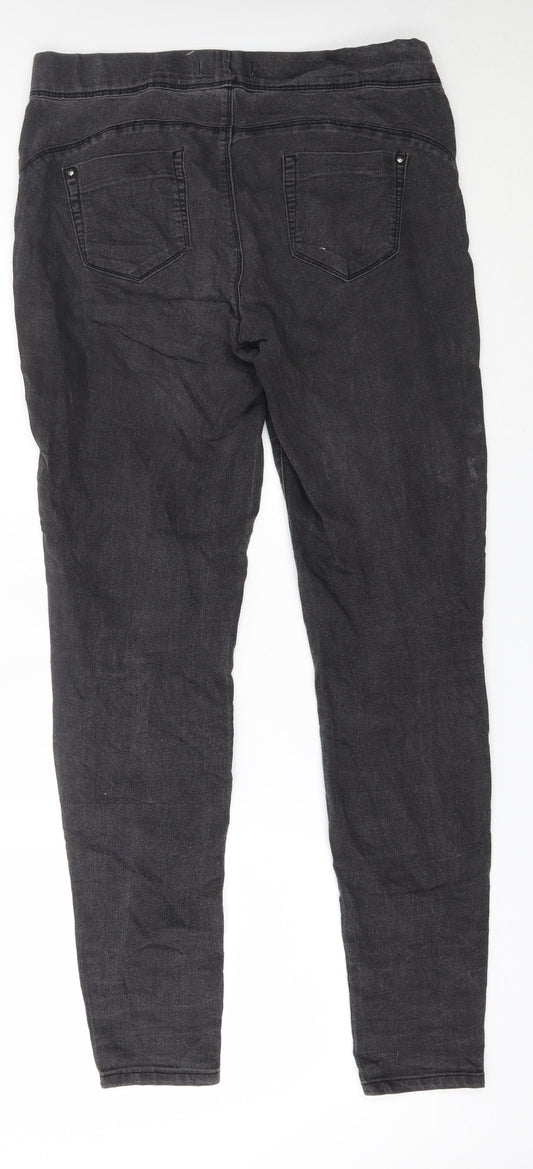 Primark Womens Grey   Jegging Jeans Size 14 L30 in -