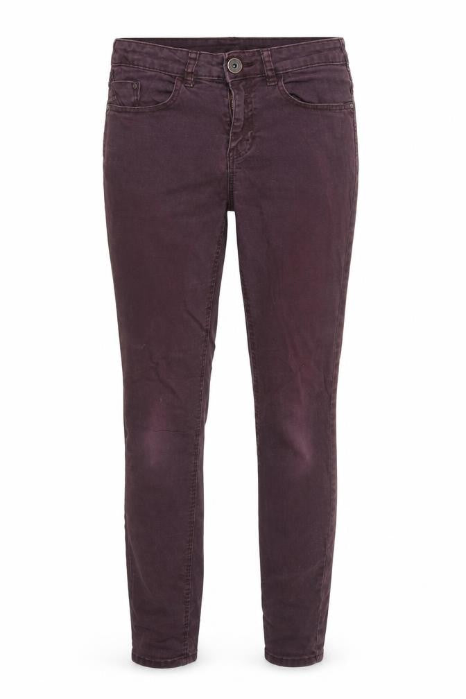 Preworn Womens Red   Skinny Jeans Size 10 L31 in - super skinny