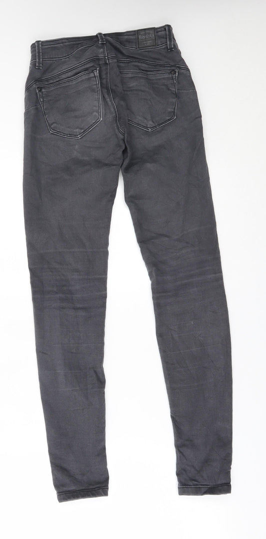 Bershka Womens Grey   Skinny Jeans Size 6 L28 in - push up