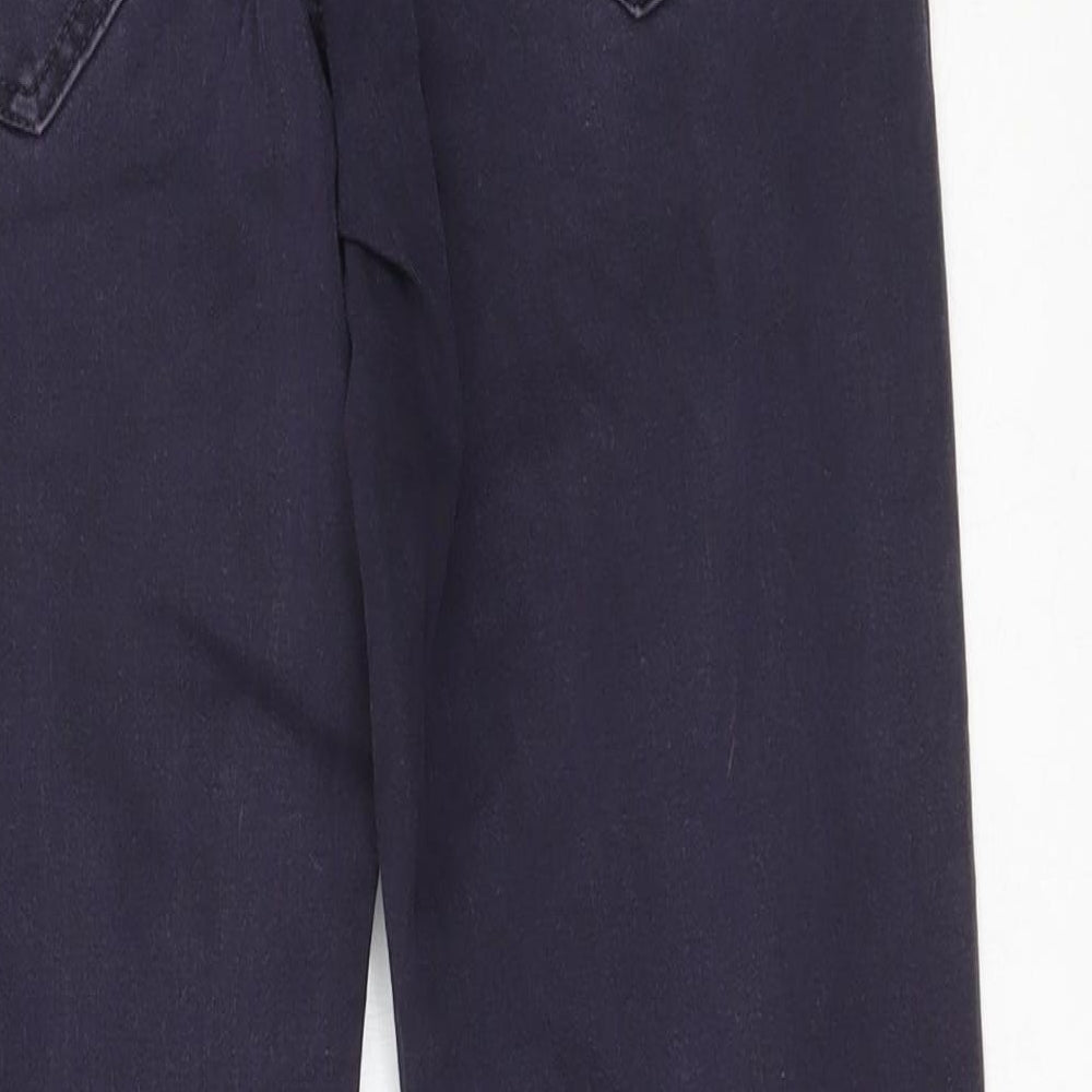H&M Womens Purple   Straight Jeans Size 10 L25 in