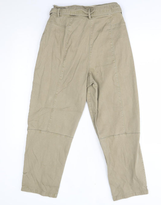 H&M Womens Beige   Tapered Jeans Size 12 L25 in