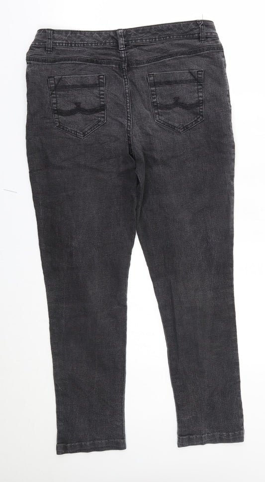 F&F Womens Grey   Skinny Jeans Size 32 in L25 in