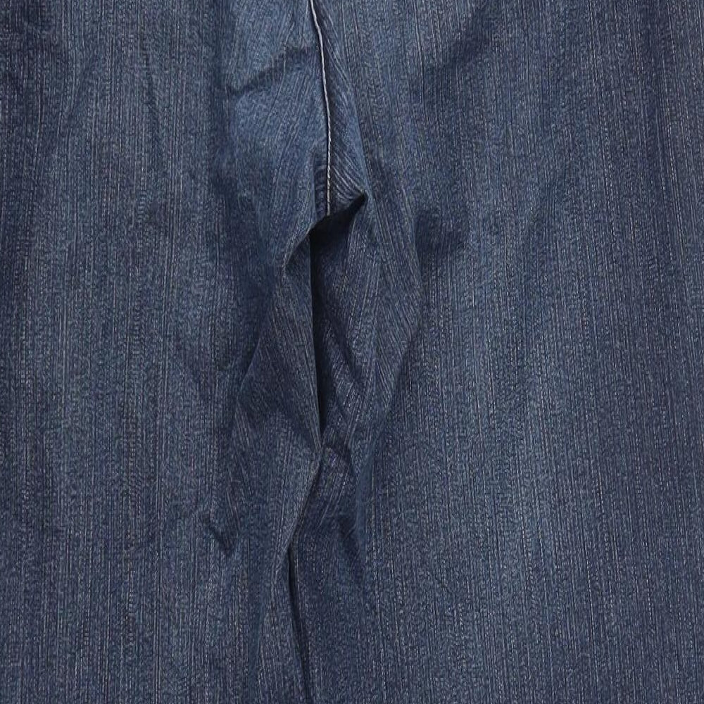 ZERRES Womens Blue   Straight Jeans Size 12 L28 in