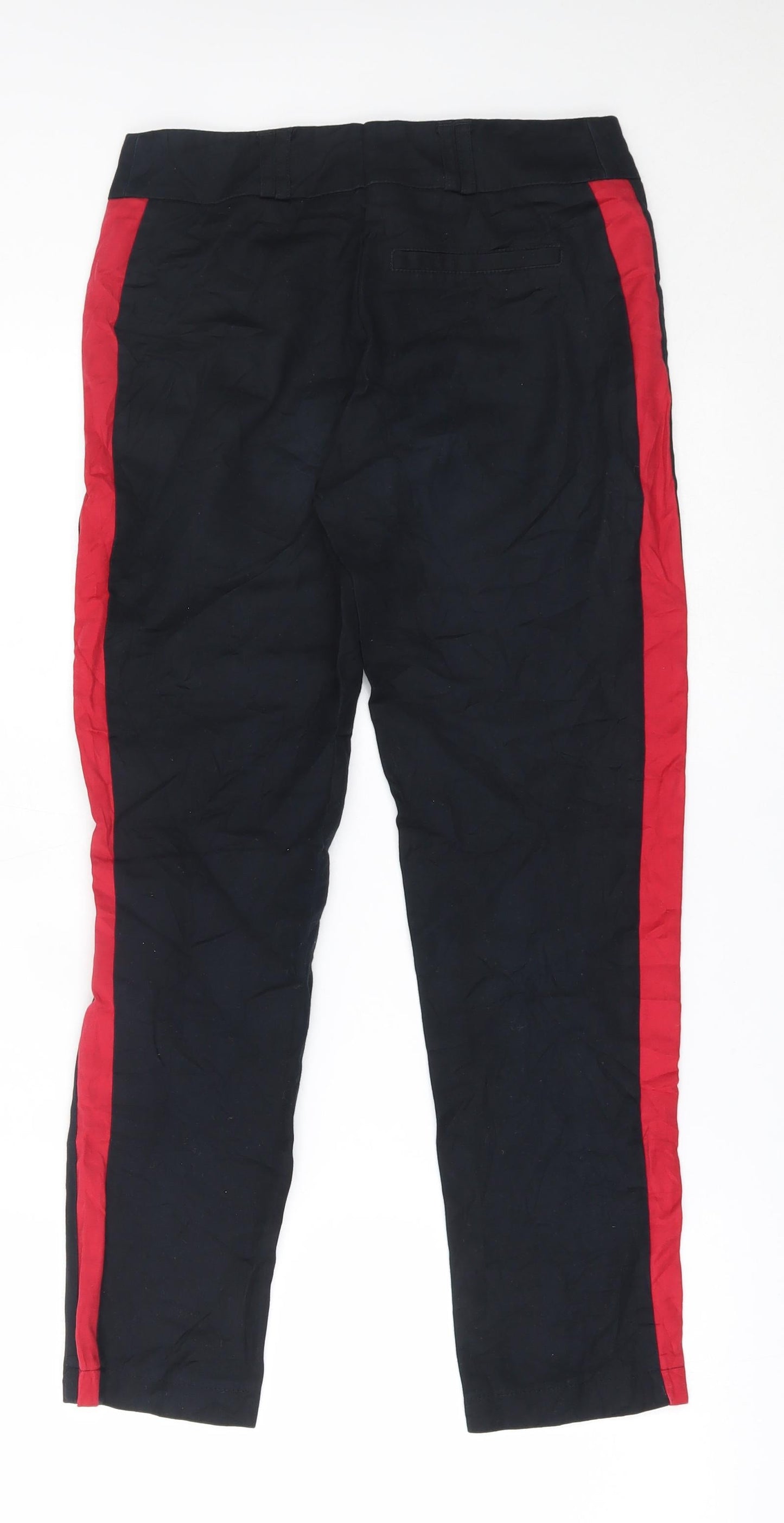 Preworn Womens Black   Trousers  Size 28 L25 in
