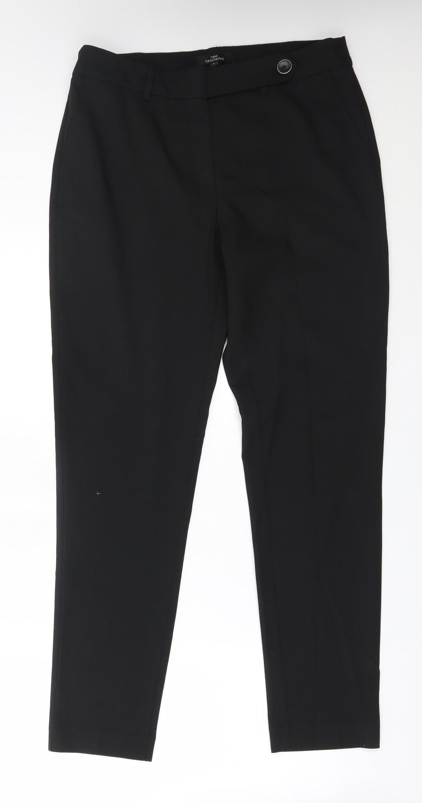 NEXT Womens Black   Trousers  Size 12 L28 in