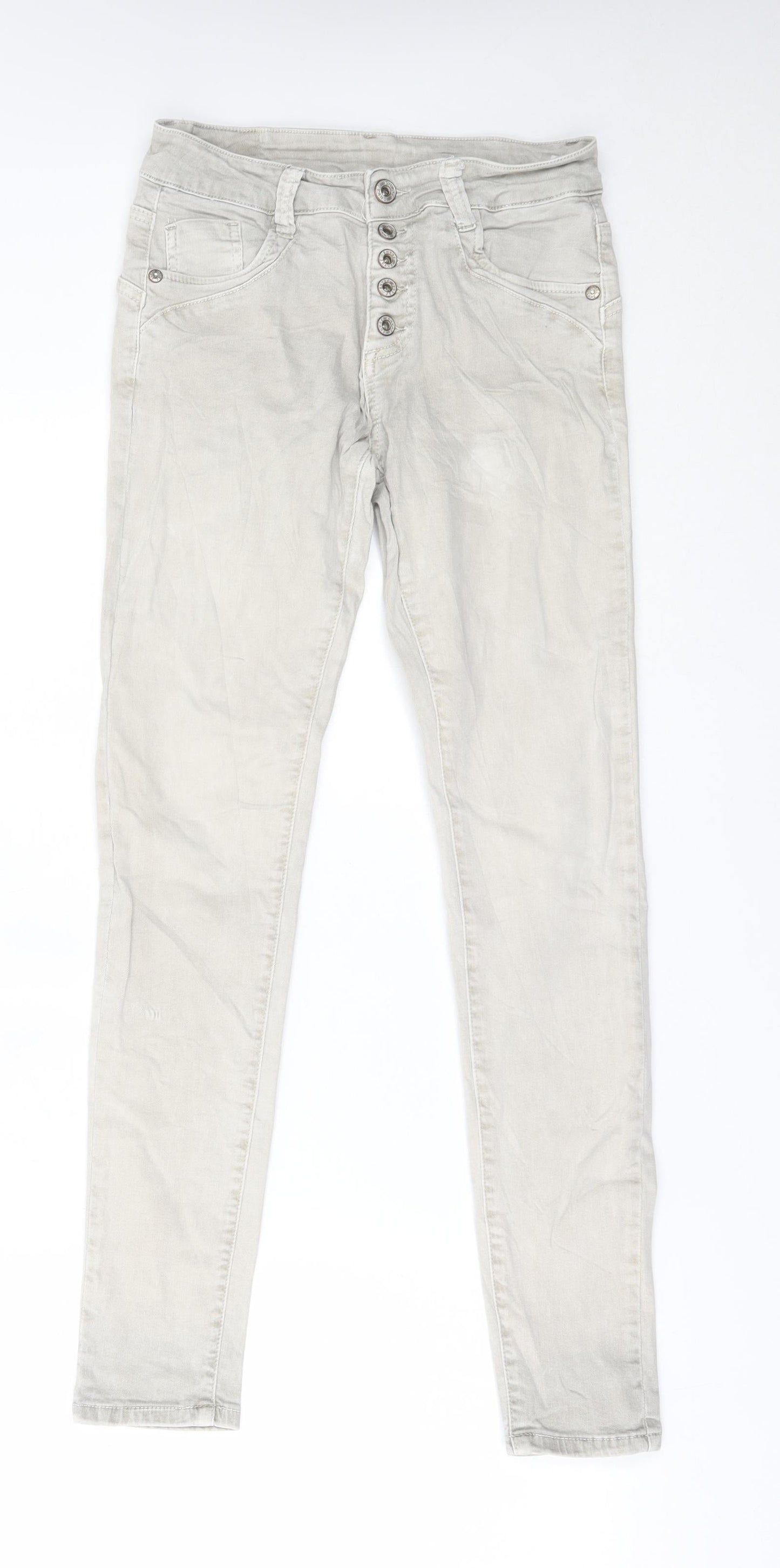 Preworn Womens Beige   Skinny Jeans Size XS L27 in