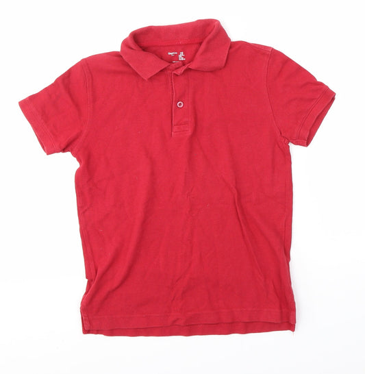 Gap Boys Red   Basic Polo Size 8-9 Years