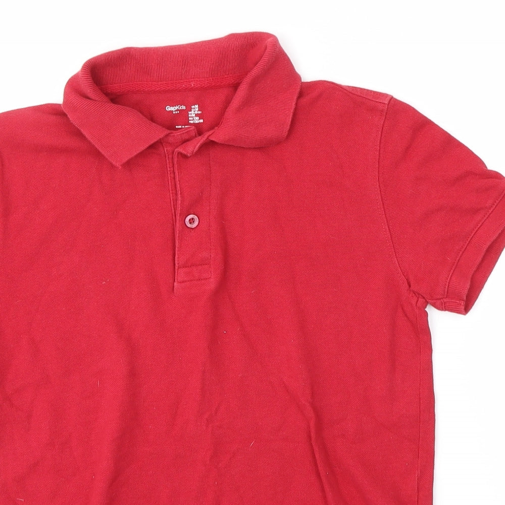 Gap Boys Red   Basic Polo Size 8-9 Years
