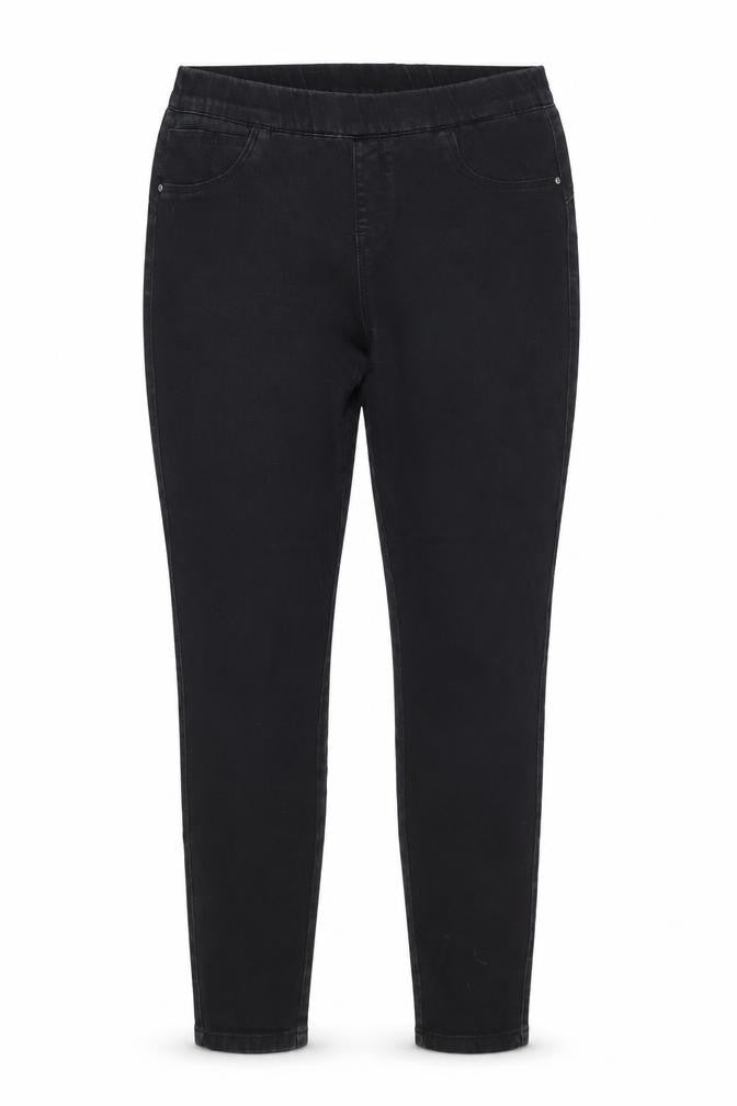Denim Co. Womens Black  Denim Jegging Jeans Size 12 L26 in